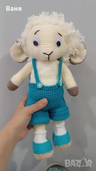 Ръчно плетена овца, снимка 1