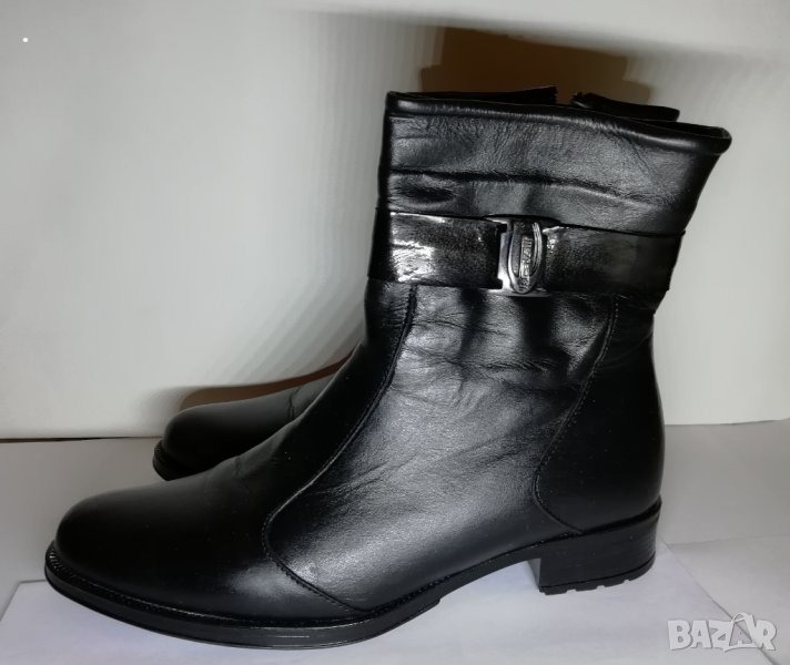 Нови дамски боти от естествена кожа 38 номер., снимка 1