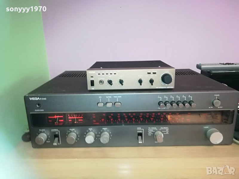 WEGA VS wega-big & *MINI receiver/AMPLIFIER 1904211636, снимка 1