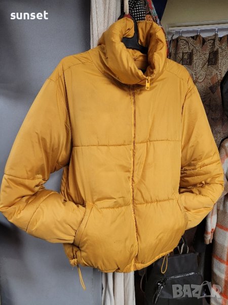 жълто топло,късо яке- XL, снимка 1