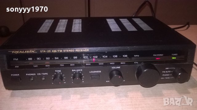 realistic sta-20 stereo receiver-внос франция, снимка 9 - Ресийвъри, усилватели, смесителни пултове - 26694156