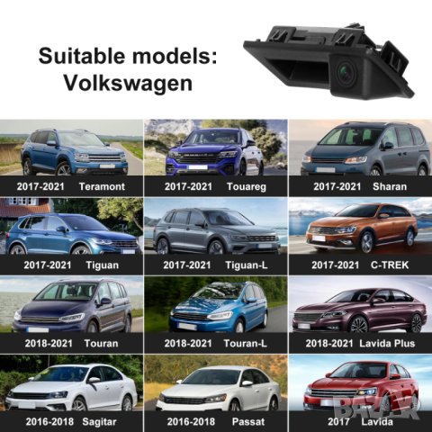 Камера за, задно виждане, заден ход, за паркиране, AUDI, A4L, A3, Q7, S3, SKODA, VW, TOUAREG, Tiguan, снимка 2 - Аксесоари и консумативи - 43384900
