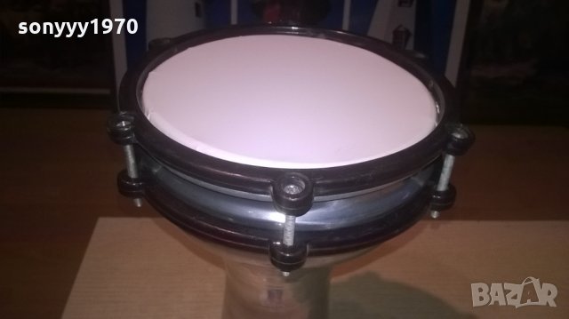 тарамбука-бяло/инокс-30х20см, снимка 4 - Ударни инструменти - 28207590