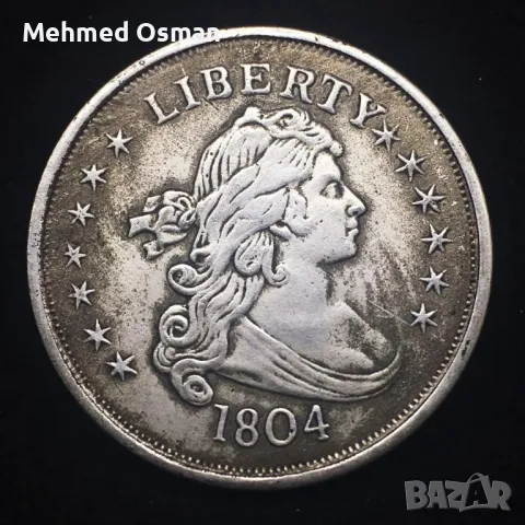 либерти 1804г, снимка 3 - Нумизматика и бонистика - 48741251