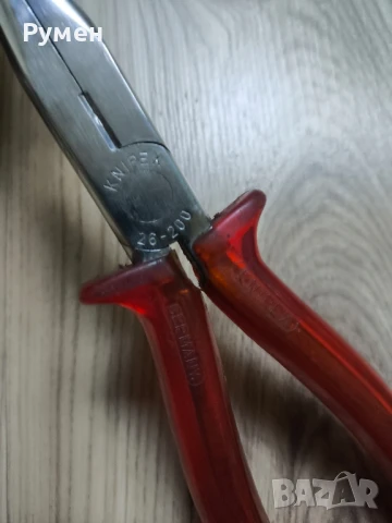 Клещи Knipex 26-200 с резачка хромирани 200 mm, снимка 12 - Клещи - 51252510