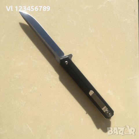 Сгъваем нож D2 - 95х210 мм, снимка 4 - Ножове - 43486353