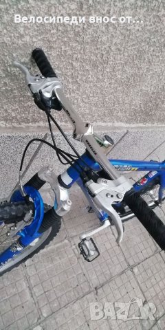 Алуминиев велосипед 26цо 21 ск shimano палцови команди преден амортисьор всичко по колелото ок, снимка 8 - Велосипеди - 38562056