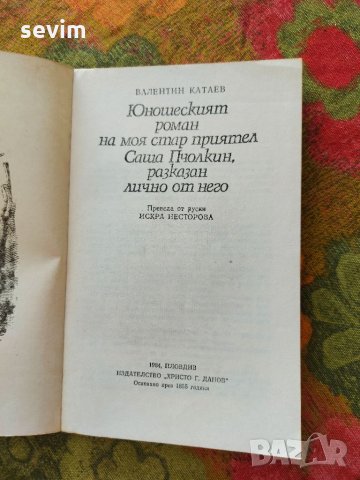 Юношески роман от Валентин Катаев, снимка 3 - Художествена литература - 35238283