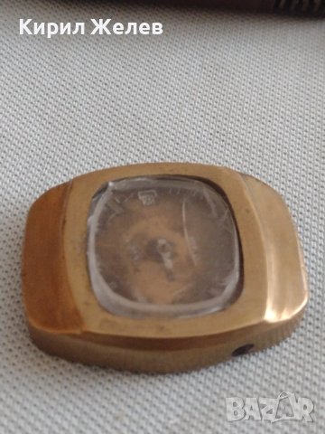 Стар мъжки часовник с позлатена рамка за части колекция 37186, снимка 6 - Други ценни предмети - 43895150