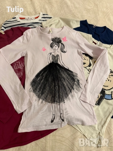 Блузи 8-10 г. размер 140, снимка 3 - Детски Блузи и туники - 52619123