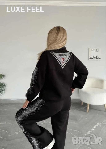 GUESS ⚜️ Дамски Екип с Камъни , снимка 2 - Спортни екипи - 53219531