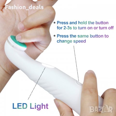 Нова Електрическа пила за нокти маникюр / педикюр ноктопластика, снимка 6 - Други - 38286012