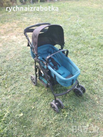 Бебешка количка Чиполино Нана с люлеещ механизъм, снимка 5 - Детски колички - 37757871