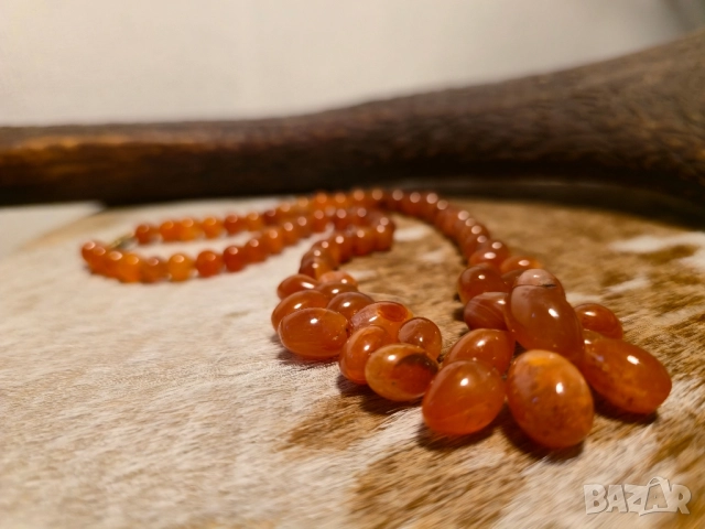 Колие От Естествени Камъни Карнеол , снимка 7 - Колиета, медальони, синджири - 51968607