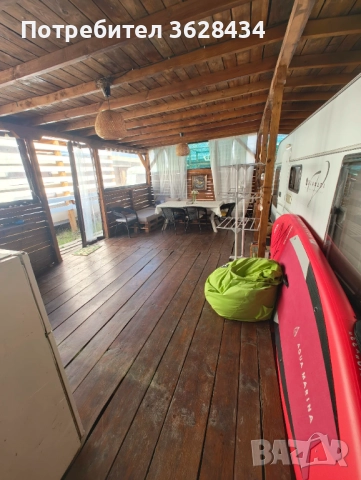 Каравана с навес на Къмпинг Градина, 10 метра от плажа, снимка 7 - Каравани и кемпери - 51590993