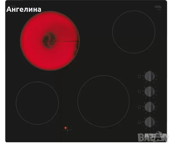 Готварски плот, Bosch PKE611CA3E SER2, Electric cooktop, 4 zones, Sword knobs, inox frame, 6,6 kW, 6