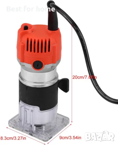 Челна фреза за дърво 6 мм от PWT 800W, снимка 4 - Циркуляри - 48488359