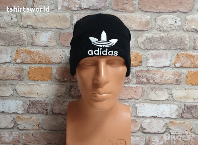 Нова зимна шапка на марката ADIDAS (Адидас) с подгъв, снимка 4 - Шапки - 43281000