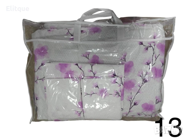 100% ПАМУК Комплект олекотен юрган " завивка " с чаршаф и две калъфки ХАСЕ 100% ПАМУК, снимка 6 - Спално бельо - 52775645