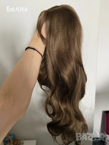 НОВА естествена перука! 100% високо качество, снимка 3 - Аксесоари за коса - 50688790
