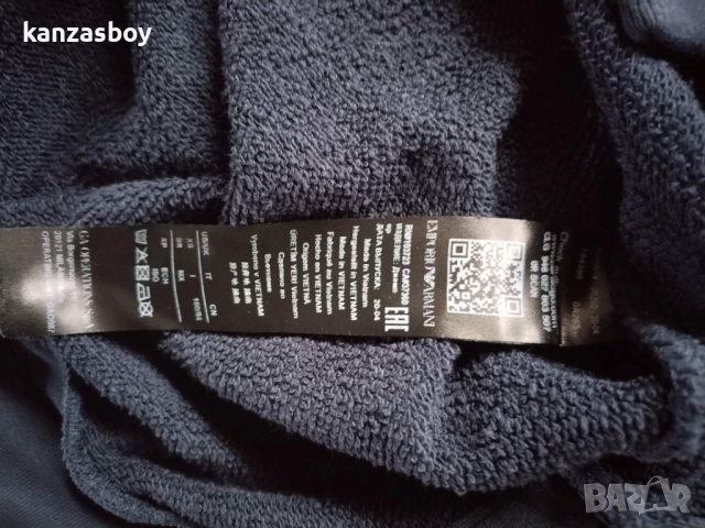 EMPORIO ARMANI Sweatshirt dress - страхотна дамска рокля р-р XS, снимка 6 - Рокли - 52928185