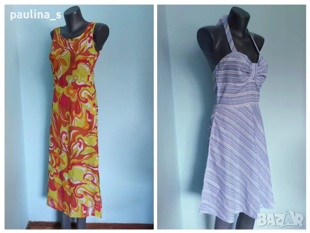 Два различни броя / Ефирна рокля, изработена по модел на Burda / Бурда 