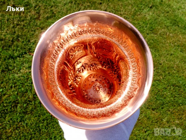 Персийска медна ваза Isfahan Qalamzani. , снимка 13 - Вази - 37818319