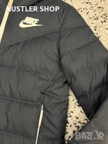 Дамска пухена, двулицева парка NIKE. Размер S, снимка 5 - Якета - 53169489