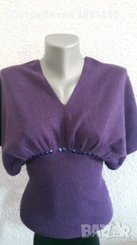Лилава блузка, снимка 1 - Туники - 25045192