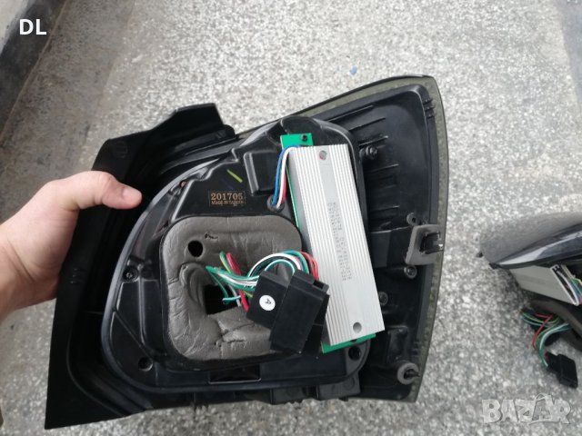 LED Стопове за Поло, Vw Polo 6R,6C, 2009-2017, Черни, Опушени с Бягаш мигач, снимка 4 - Части - 35613138