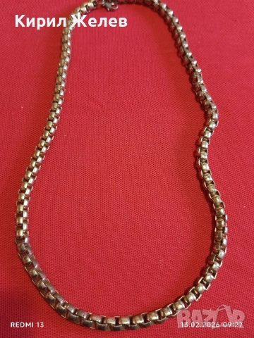 Масивен метален ланец 3D бокс плетка много красив стилен дизайн 51691