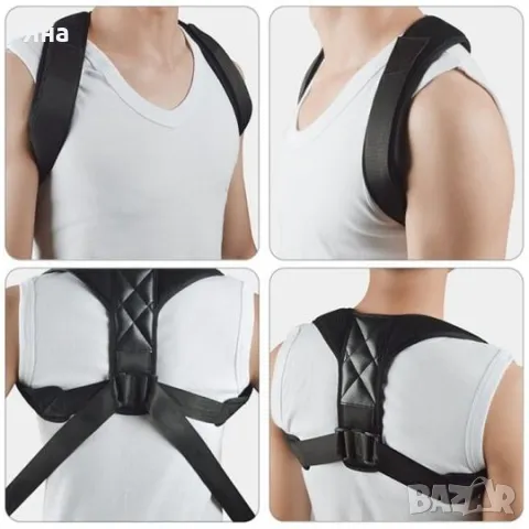 Колан за изправяне на стойката на гърба и раменете, коректор за гръб, снимка 3 - Корсети, колани и коректори - 49798690