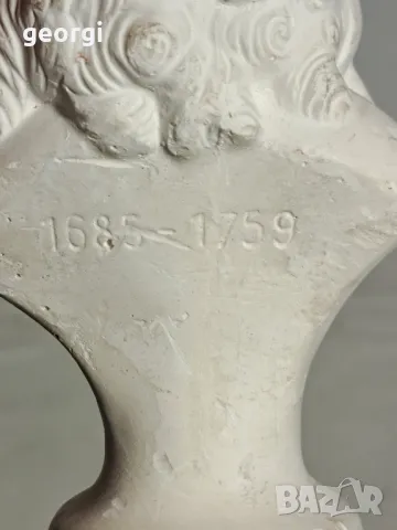 гипсов бюст на композитора Хендел  16/1, снимка 5 - Статуетки - 48672457