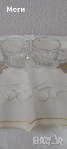 Стъклени малки чаши за кафе, снимка 1