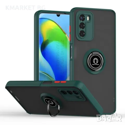 ZTE Blade V40 Vita Удароустойчив Ring Holder Калъф и Протектор, снимка 7 - Калъфи, кейсове - 48659382