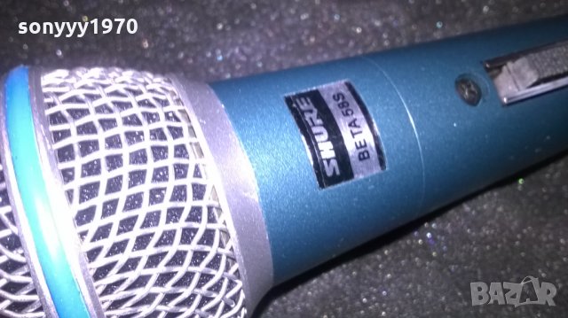 shure-BETA SM58S-VOCAL MIC-внос швеицария, снимка 2 - Микрофони - 26209344