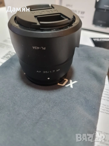 Обектив Viltrox 35mm f1.7 за Fuji X (Fujifilm), снимка 3 - Обективи и филтри - 53305548