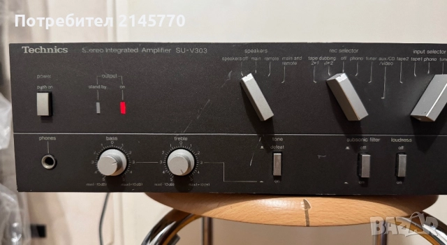 Усилвател Technics SU-V303, снимка 2 - Ресийвъри, усилватели, смесителни пултове - 52132425
