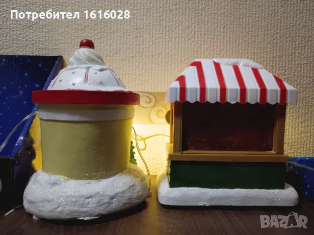 Сладоледен магазин.Коледни сцени на MAGIC VILLAGЕ., снимка 6 - Декорация за дома - 48046257