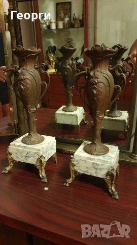 Антикварни френски вази , снимка 2 - Антикварни и старинни предмети - 38115190