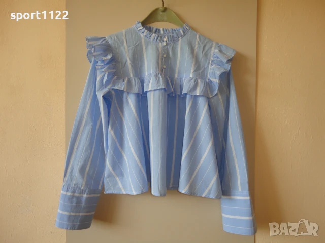 Mango/M/дамска блуза/100% памук, снимка 2 - Блузи с дълъг ръкав и пуловери - 51195507