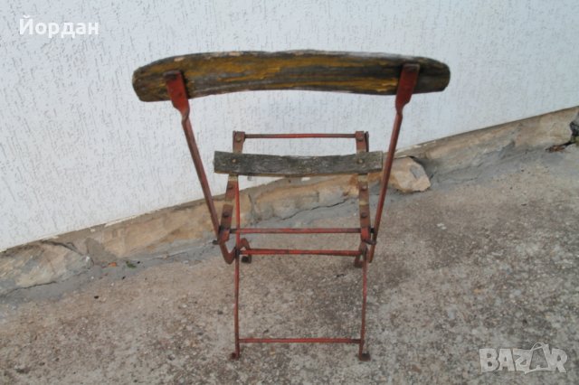 Виенски метален стол 1920-та година , снимка 6 - Колекции - 43023023