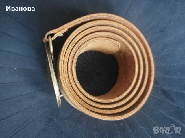 Дамски колан от телешка кожа , снимка 6 - Колани - 52273621