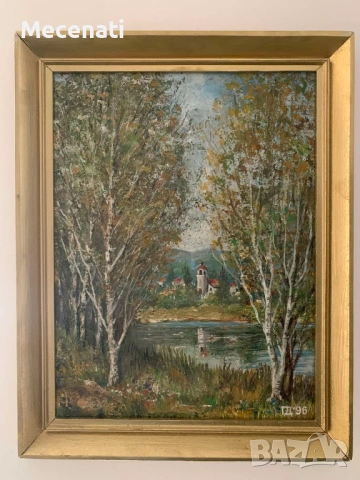 ГЕОРГИ ДАНАИЛОВ - масло, пейзаж, снимка 2 - Картини - 53112368