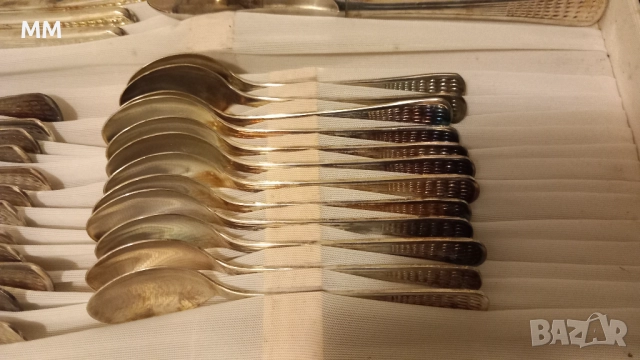Комплект прибори П.Денев Перла , снимка 5 - Прибори за хранене, готвене и сервиране - 52541927