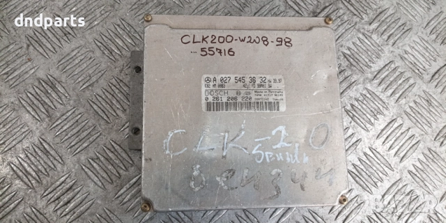Компютър Mercedes CLK200 W208 1998г. A0275453632 0261206220 