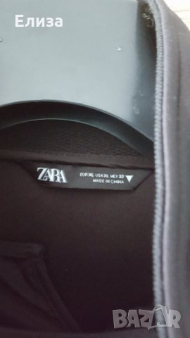 Спортно елегантно яке горнище  блейзър ZARA с буфан ръкави-макси размер, снимка 7 - Якета - 34603189