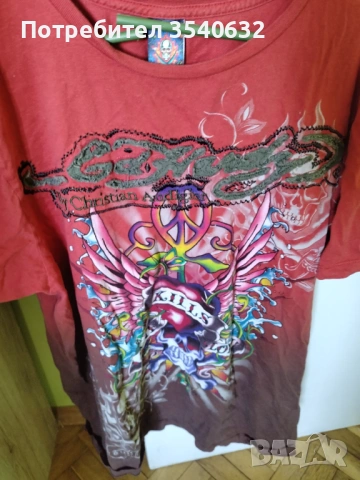 Christian Audigier тениска, снимка 4 - Блузи - 53129940