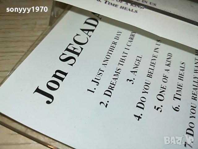 JON SECADA-КАСЕТА 1005221359, снимка 10 - Аудио касети - 36715042