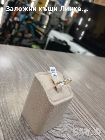 Нов Златен Пръстен Кръст 2.16гр., снимка 3 - Пръстени - 52709562